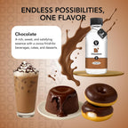 Dolce Flav Natural Chocolate Extract – Sugar-Free & Kosher – Pure Cocoa Flavor for Baking, Coffee, Ice Cream, Smoothies & Desserts – Highly Concentrated – 2 oz
