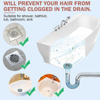 Gotega Bathroom Sink Drain Strainers, Hair Catcher Shower Drain Covers Protector, Flexible TPR Material, Multiple Colors for Bathroom Tub Shower and Sink Garbage Disposal Parts, Light-Colored 5 Pack