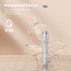 Maestri House Rechargeable Milk Frother with Stand, LunaFro Handheld Electric Foam Maker Waterproof Detachable Stainless Steel Whisk Drink Mixer Foamer for Lattes, Cappuccino