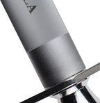 Sharpening Steel Knife Sharpener Rod Flat 10 Inches Honing Steel for Knives Dark