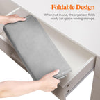 Lifewit 1 Pack Over the Door Organizer, 5 Shelf Clear Window Hanging Storage with 4 Mesh Side Pockets, Anti Tilt 40lbs Load Behind Door for Pantry, Nursery, Bathroom, Bedroom, Kitchen, Dorm,Light Grey