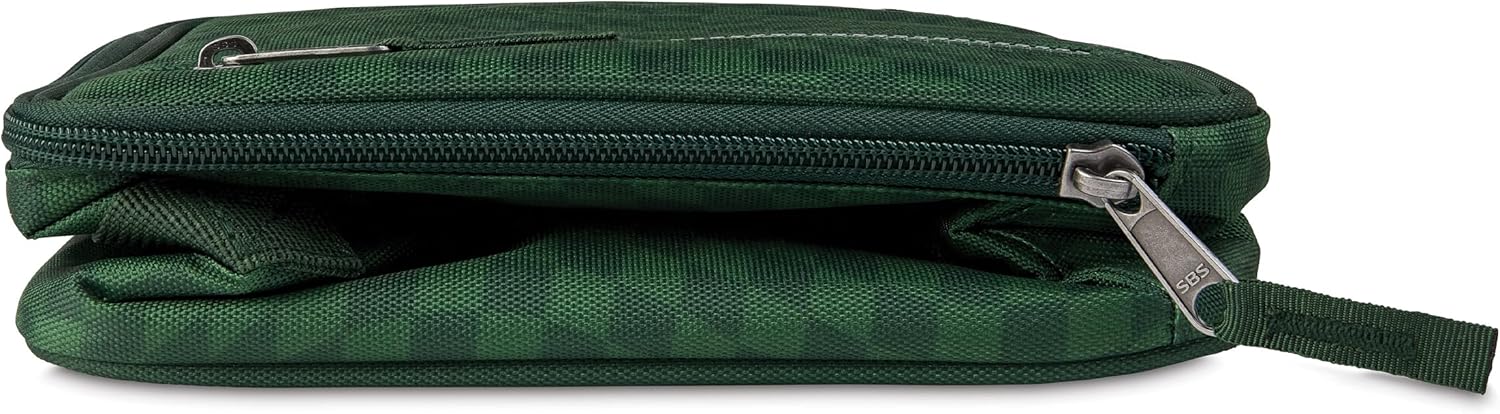PackIt Freezable Classic Lunch Box, Checker Wave Olive, Built with ECOFREEZE Technology, Collapsible, Reusable, Zip Closure With Zip Front Pocket and Buckle Handle, Designed for Fresh Lunch On the Go