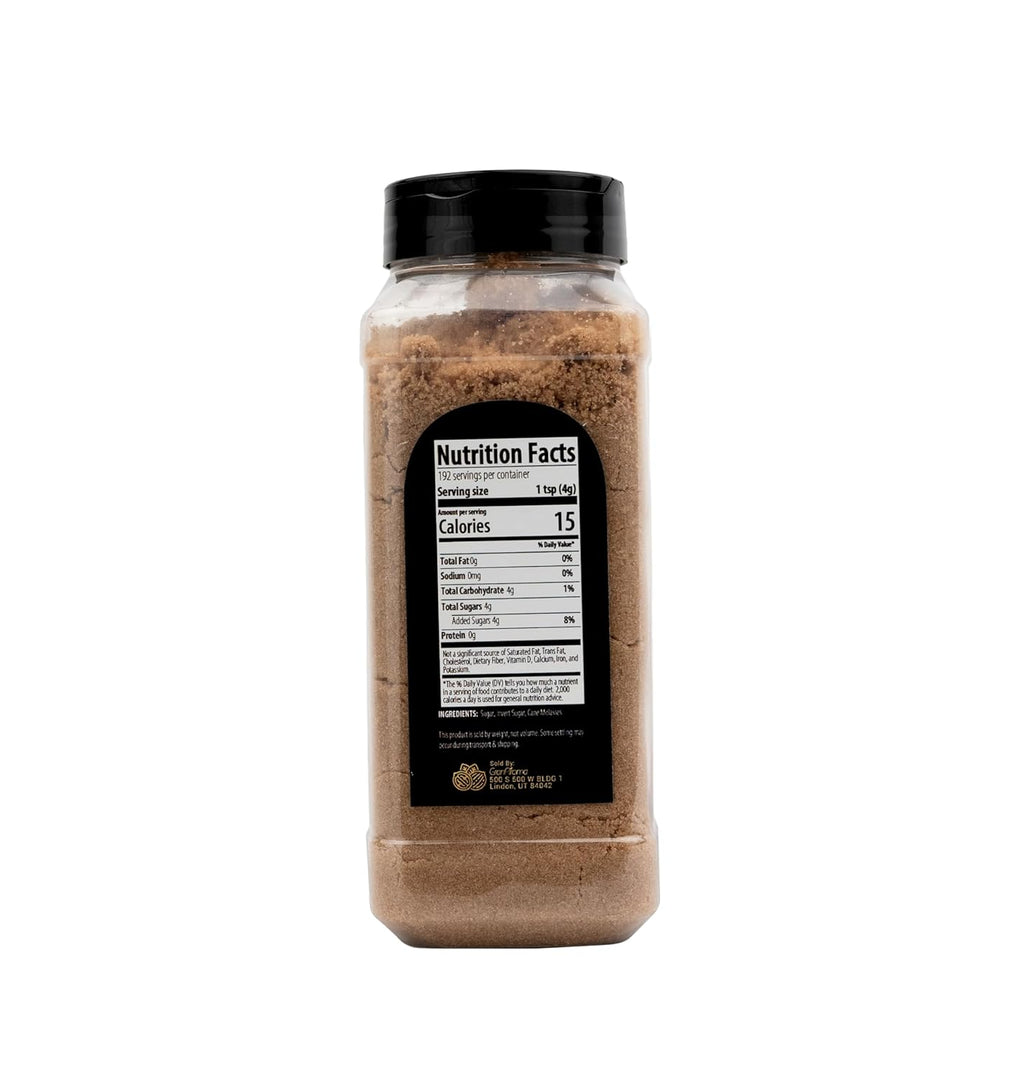 GranAroma Light Brown Sugar, Baking & Desserts, Cane Molasses, Pantry Staple (27 Ounce)