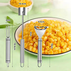 3 Pack Corn Cob Peeler, Corn Peeler & Stripper, Stainless Steel Corn Shovel, Corn Planer, Corn Fork, Corn on the Cob Remover, with Ergonomic Handle, Easy to Use, for Home & Outdoor Dining