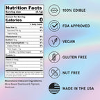 Fancy Sprinkles Moonstone Iridescent Premium Edible Glitter, 100% Edible Glitter for Sparkling Food & Drinks No Taste or Texture (4gm)
