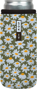 Sok It CanSok Sleeve for Beer & Soda Insulated Neoprene Cover (Chamomile China, 12oz Slim Can Sleeve)