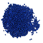 Sprinkles Blue Pearl Sugar Candy Mix Size Baking Cake Decorations Cupcake Toppers Celebrations Shaker Jar Wedding Shower Party (120g/4.2oz）