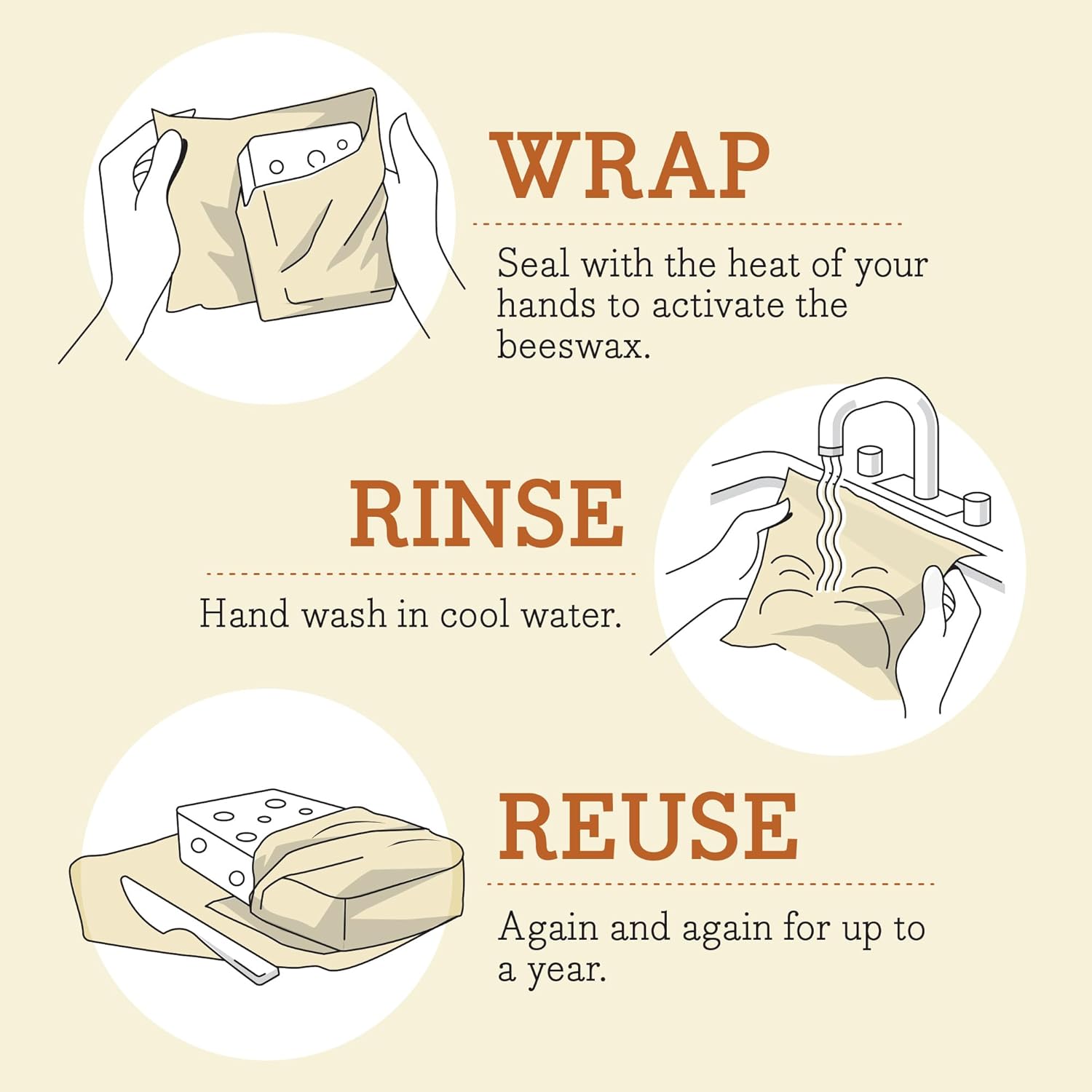 Bee's Wrap Beeswax Wraps for Food - Garden Party Bread Wrap - Made in USA Reusable Bread Storage Bags - Organic & Eco-Friendly Alternative to Aluminum Foil, Sourdough Bags & Plastic Wrap