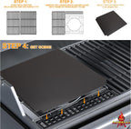 SafBbcue 7671 Crafted Glazed Baking Stone Pizza Stone for Weber Genesis E/S 335 435 E-325S EPX-335 EX-325s S-325S SA-E-325S 330 SE-E-325S SE-SX-335 SMART GRILL SP-E-325S SPX-435 SX-335
