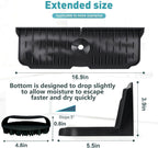 Kitchen Sink Splash Guard，Sink Draining Pad Behind Faucet，Faucet Mat for Kitchen Sink，Comes with a Silicone Brush for Cleaning Drying Mat for Countertop Protect