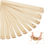 Sasylvia 20 Pcs Pottery Teaching Rolling Mud Stick Guide Mudboard Guide Wooden Strips Rolling Pin Guides Pottery Tools and Supplies for Manual Polymer Clay Tool Gift Craft(Multi Sizes)