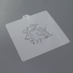 PYO Cookie cutter and stencil set starter kit Baking stencils and cutters bundle DIY bakery decorating kit Paint Your Own Cookie cutter with stencils Icing stencil and cookie cutter combo(PYO Set)