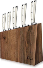 Cangshan S1 Series 59663 6-Piece German Steel Forged Knife Set, Walnut