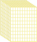 Sliverdew White Labels Stickers, 3300 Pack Small 0.5" x 0.75", Removable Blank Labels for School, Office, Kitchen, 110 Labels per Sheet, Paper, Rectangular, 3300pcs