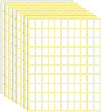 Sliverdew White Labels Stickers, 3300 Pack Small 0.5" x 0.75", Removable Blank Labels for School, Office, Kitchen, 110 Labels per Sheet, Paper, Rectangular, 3300pcs