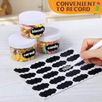 72pcs 4 oz Plastic Containers with Lids Labels Leak Proof BPA Free Airtight Refillable Clear Small Containers Storage Jars for Storing Dry Food Slime Honey Jam,white
