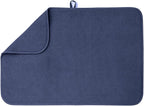 Bellemain XXL Dish Mat Microfiber Dish Drying Mat, Super absorbent (Navy, 17" x 24")