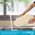 BIRDROCK HOME Pizza Stone for Oven and Grill | 16" Cordierite Baking Stone for Cooking, Bread, Pie, BBQ | Indoor - Outdoor | Grill, Smoker, Toaster Use | Ceramic Sheet for Crispy Crust (Round)