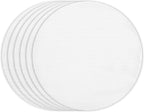 Bamboo Steamer Silicone Liners 12-Inch 6Pcs, BPA Free, Reusable & Non Stick for Food Steamer, Air Fryer, Steaming Dumpling Dim Sum Vegetable, Round Mesh Parchment Baking Sheet Paper