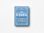 Printworks The Essentials, Pasta Tools – Pasta Kit with Spaghetti Tong, Spaghetti Measurer & Grater in Bright Blue Book-Style Case