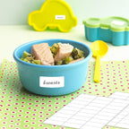 Removable Freezer Labels, Date Label 1x2 Inch Food Storage Stickers, Waterproof Oil Resistant Easy Clean Leaves no Residue 300 Total Per Roll,2 Rolls