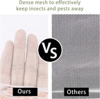 Onarway Food Covers for Outside Mesh: 3 Pack 14 Inch Pop Up Fine Fly Net for Fruit - Collapsible Screen Umbrella Food Tent for Outdoor Picnic Party BBQ