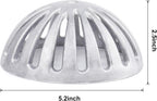 Floor Sink Strainer, Floor Drain Strainer, Heavy Duty Aluminum Dome Drain Cover, Floor Drain Cover for Restaurant, Home, Garden, Kitchen, Bar, Buffet or Food Service 5-1/2" W x 2-1/4"H(5PCS)