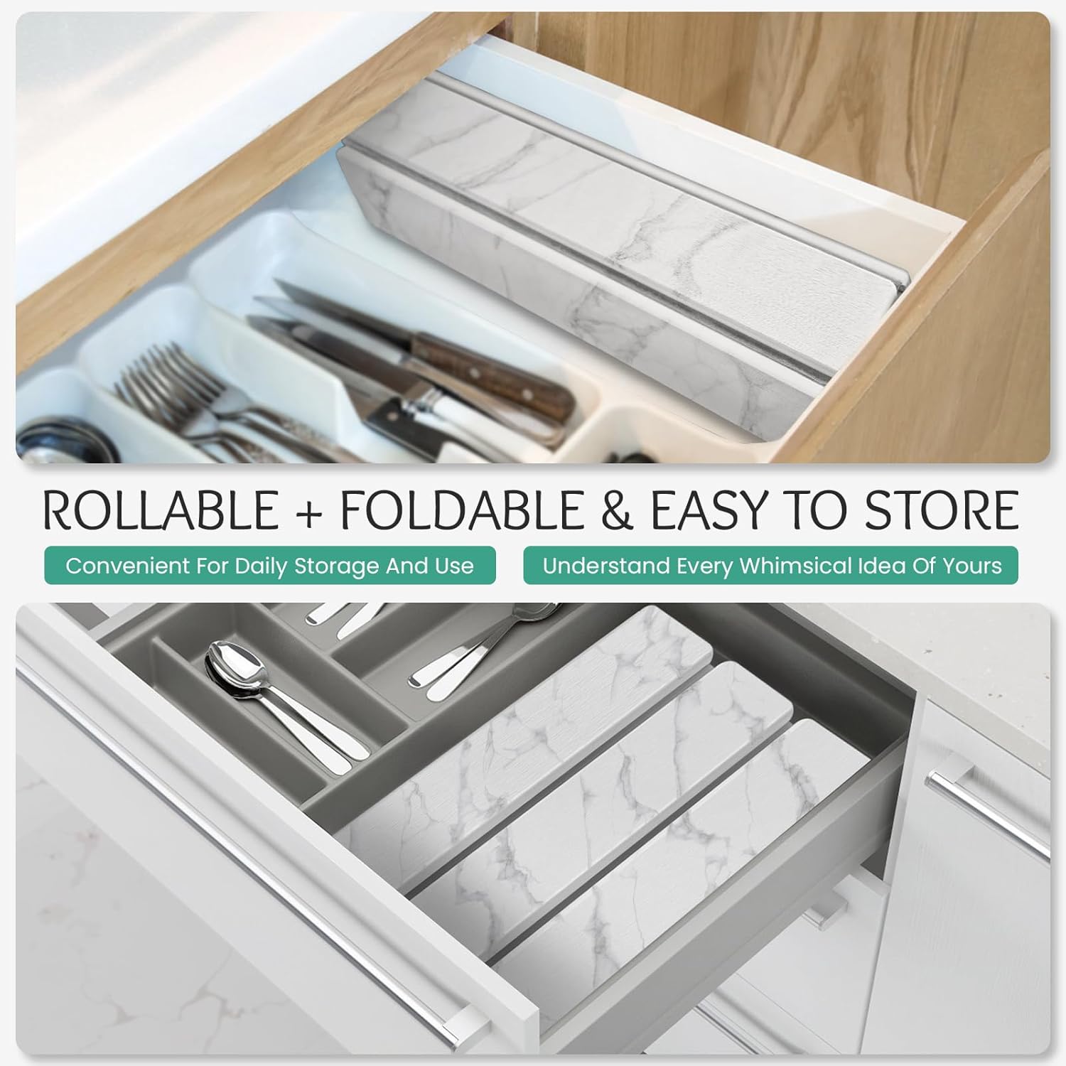 Stone Dish Drying Mat Collapsible Diatomaceous Earth Absorbent Mat Quick Dish Drying Pad Dish Rack Pad Match Any Counter to Multiple Usage for Kitchen,Bathroom