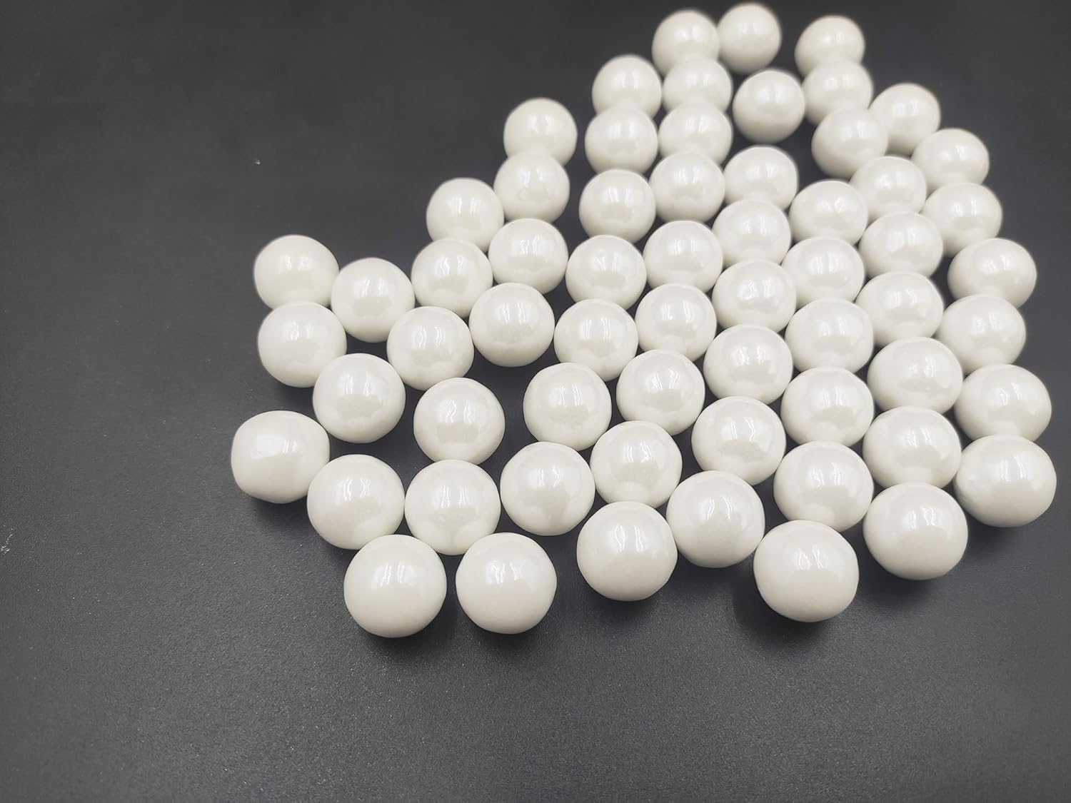 Edible White Pearl Sugar Sprinkles 3.53 oz, 14mm Candy Pearls Ideal for Baking, Cake and Cupcake Toppers, Cookie Decoration, Ice Cream Topping, Wedding Shower Valentines Halloween Christmas