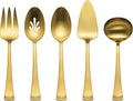 Lenox 897917 Portola Satin Gold 5-Piece Hostess Set