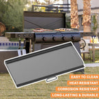Flat Top Griddle for Camp Chef 2 Burner Stove EX60P EX60LW TB90 GB90D SPG90B TB90LWG StoveTop Parts for 16" & 14" Cooking Systems, 14" x 32" Camp Stove Griddle for Camp Chef Accessories, 1PC