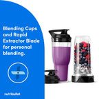 nutribullet® Ultra Plus+ 3-1 Compact Kitchen System, 1200W Kitchen System with Blender, Food Processor, and Coffee and Spice Grinder, 32oz and 24oz Blending Cups, 2-Cup Food Processor, Gunmetal Gray