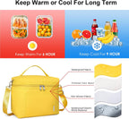 NOL Natural Organic Lifestyle Insulated Lunch Bags for Women Cooler Bag Lightweight Nylon Waterproof Lunch Box For Work