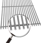 Kalomo Grill Grates Parts for Weber Genesis II E-310, S-310, E-315, E-330, E-335, S-335, LX S-340, E-340, 66802, 66795 18”Flavorizer Bars Stainless Steel Grids BBQ Gas Grill Replacement Parts