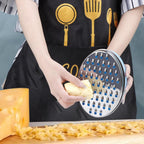 Cheese Grater Citrus Lemon Zester with Food Storage Container & Lid - Perfect For Hard Parmesan Or Soft Cheddar Cheeses, Ginger, Vegetables, Butter, Chocolate & Nutmeg (Blue)