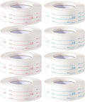8 Rolls 4000 Pieces Removable Food Labels, 1 x 2 Inch Date Stickers for Freezer, Refrigerator Food Containers - Easy to Write On