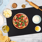 Silicone Mat Heat Resistant Mats for Countertop, Multipurpose Large Silicone Mats for Crafts Kitchen Workbench Size 48x24 inches Thick 2mm,Rolled Package,Black