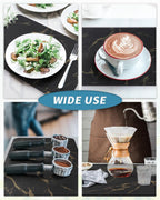 AMOAMI Coffee Mat Hide Stain Rubber Backed Absorbent Dish Drying Mat for Kitchen Counter - Fits Under Coffee Maker or Machine