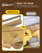 Unbleached Parchment Paper Roll for Baking, 13 in x 242 Ft, 249 Sq.Ft, Baklicious Non-stick Baking Parchment Paper for Baking, Cookies, Bread, Oven, Air Fryer, Steamer, Baking paper