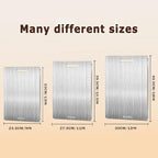 New Titanium Cutting Board-Stainless Steel Cutting Boards for kitchen,Double-Sided Food Grade Non Toxic Cutting Board,Chopping Boards Necessities for Home Outdoor Camping Meal Prep,Easy to Clean （L）