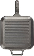 Lodge BOLD 12 Inch Seasoned Cast Iron Grill Pan; Design-Forward Cookware