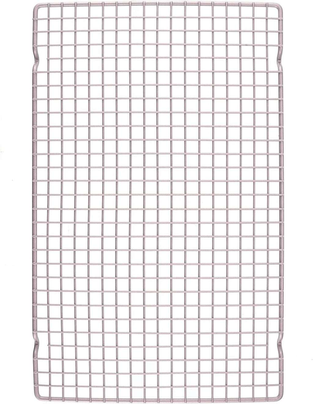 CHEFMADE Baking and Cooling Rack, 16.3-Inch Non-Stick Bold-Grid Design Rectangle Wire Rack for Oven Baking (Champagne Gold)