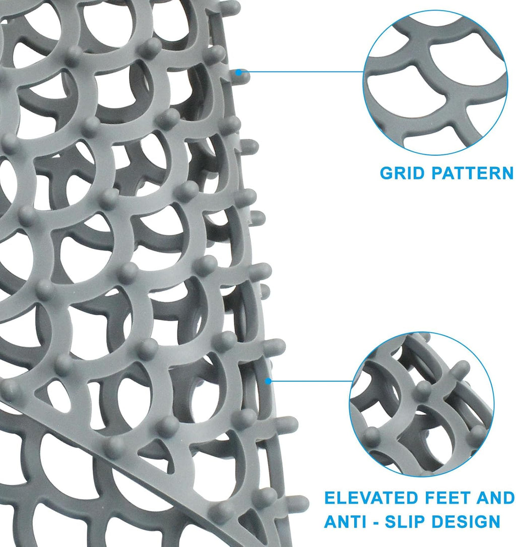 1 Pack Silicone Sink Mat, Non-Slip Kitchen Sink Protectors, Heat Resistant Mat, Easy Clean for Kitchen All Homeowners