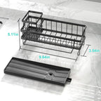 Sponge Holder for Kitchen Sink - Countertop Rustproof Stainless Steel, Kitchen Gadgets Accessories, Sink Caddy