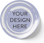 100 Custom Vinyl Stickers - Upload Your own Image, Text, Design, Logo - Personalized Logo Labels for Handmade, Packaging, Bottle, Jars, Candle, Brand Stickers (Lavender Swirls, 4x4)