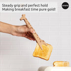 NEW OTOTO Jerry the Giraffe Toaster Tongs - Multipurpose Wooden Tongs for Cooking, Serving Food, Kitchen Gifts, Fun Gifts, Cute Kitchen Accessories, Fun Gadgets