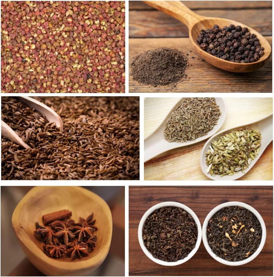 Seasoning Strainer, Large Capacity Stainless Steel Tea Mesh Tea Infuser Strainer with Extended Chain Hook for Brew Loose Leaf Tea and Seasonings, Sliver 5.52 x 3.94