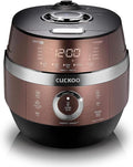 CUCKOO CRP-JHR1009F 10-Cup (Uncooked) / 20-Cup (Cooked) Induction Heating Pressure Rice Cooker with Nonstick Inner Pot, 16 Menu Options, Fuzzy Logic Tech, 3 Voice Guide, Auto Clean (Copper/Black)