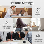 Productivity Timer Flip Gravity Sensor Cube Timer Countdown & Countup,Mute & Vibrate & Sound，5/10/30/60min & Custom Timing, Perfect for ADHD,Work,Learning,Kitchen Cooking