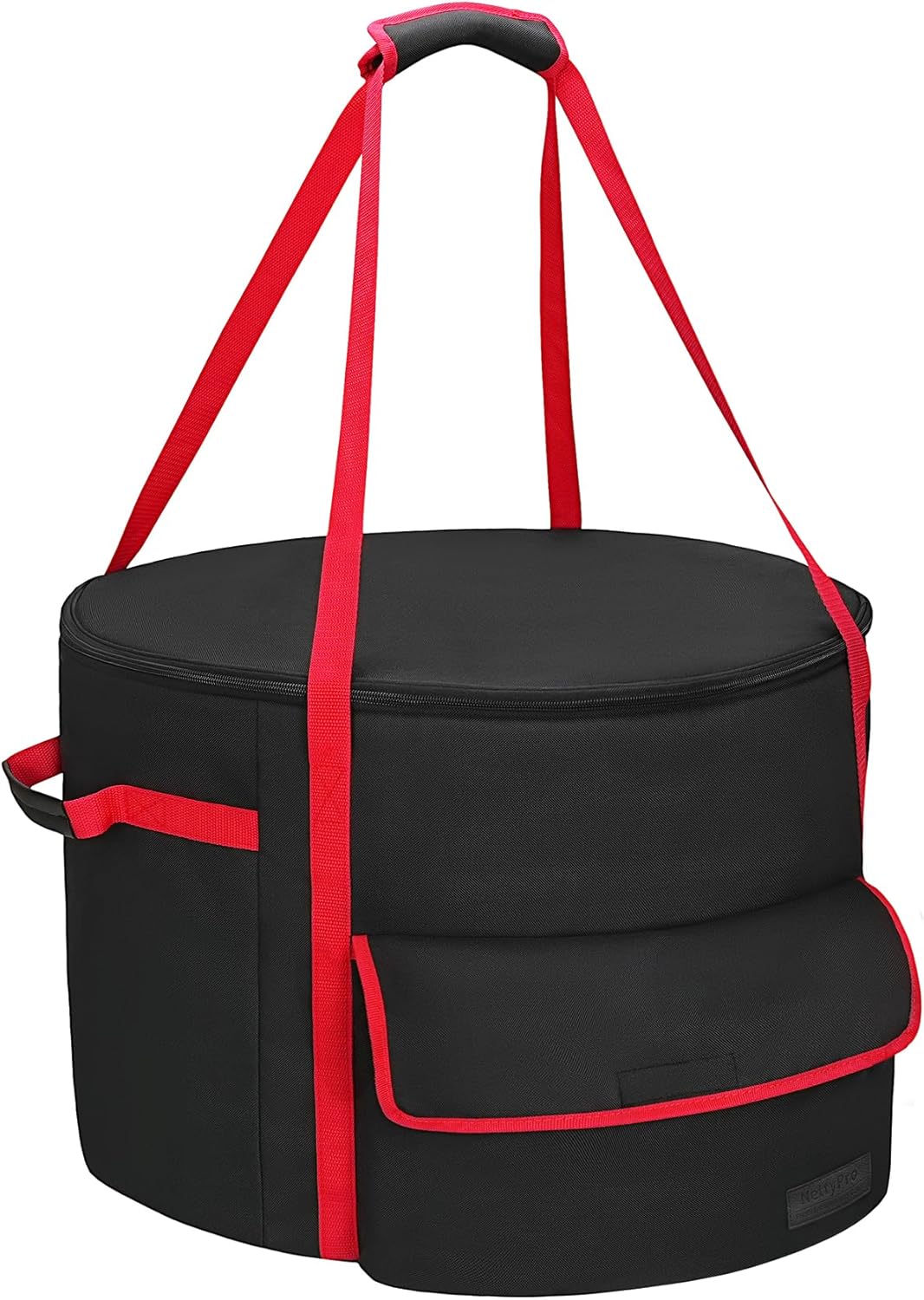 NettyPro Fire Bowl Carry Bag for 19 Inch Outland 893/823/863 Propane Firebowl, Fire Pit Carrying Case Waterproof Heavy Duty 600D Outdoor Portable Fit Ciays Smokeless Gas Firepit